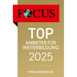 Focus Auszeichnung "Top Anbieter Weiterbildung 2025"
